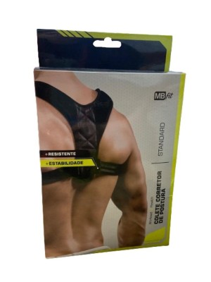 COLETE CORRETOR DE POSTURA MASCULINO UN. MB TECH