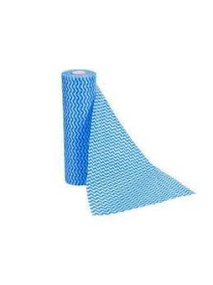 Pano Multiuso com Picote Rolo 25 Unidades 100% Fibras Biodegradaveis