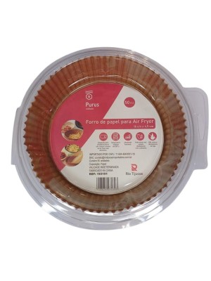 FORMA DE PAPEL PARA FRITADEIRA C/ 50PCS 16X4,5CM UN.