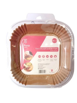 FORMA DE PAPEL PARA FRITADEIRA C/50PCS 16X4,5CM UN.