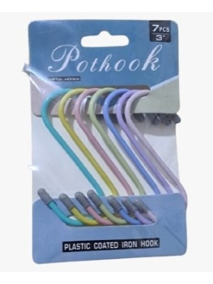 GANCHO DE METAL KIT C/7PCS COLOR 3