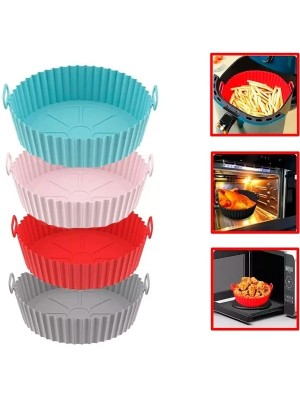FORMA DE SILICONE PARA AIR FRYER 17CM UN. TOP IMPORTADORA