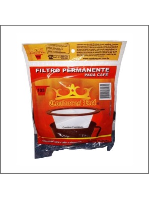 FILTRO PERMANENTE P/ CAFE TAM.106 OU G