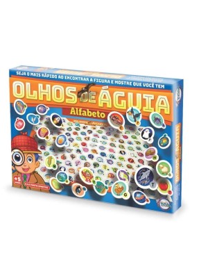 Brinquedos Jogo Olhos de Águia Alfabeto Jogo de Mesa Concentracao