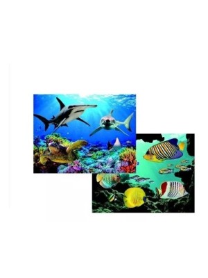 Quebra-cabeças 2 Puzzle De 100 Peças Amizade Nos Oceanos Mar