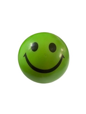 BOLA 6,3CM DE BORRACHA SMILE PACOTE C/12PCS PET SORTIDO UN. GM GOLD