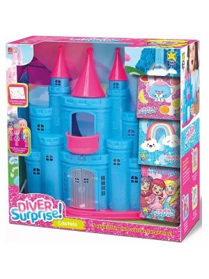 Castelo Diver Surprise Catelo Magico Gigante com 3 Surpresas