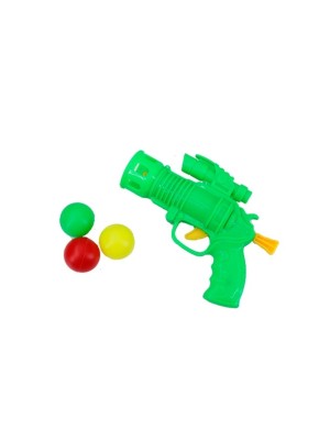 Pistola arma lança bolinha brinquedo arminha