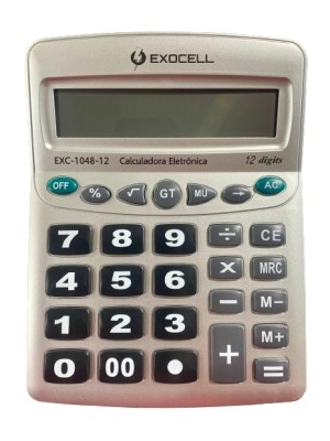 CALCULADORA ELETRONICA DE PLASTICO UN. JMD IMPORTS