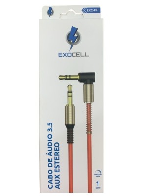 CABO AUXILIAR P2 AUDIO 3.5 ESTEREO 1M UN. JMD IMPORTS