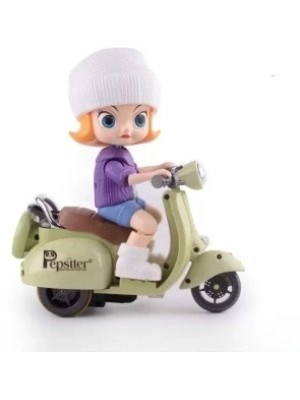 BRINQUEDO BONECO C/ CARRINHO MOTOR TIDE FLOW CAR A PILHA UN. JMD IMPORTS