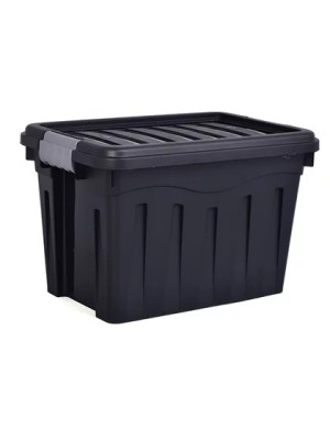 CAIXA ORGANIZADORA PLASTICA 20L C/ TRAVA UN. PLASTICOS MB