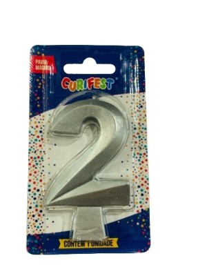 VELA CONCEPT METALLIC PRATA N 2 - (4590) UN. CURIFEST