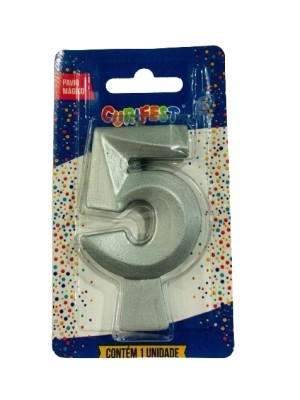 VELA CONCEPT METALLIC PRATA N 5 - (4593) UN. CURIFEST