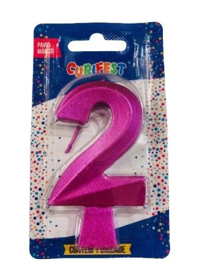 VELA CONCEPT METALLIC ROSA N 2 - (4620) UN. CURIFEST