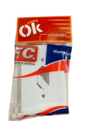 OK TOMADA C/ PLACA BRANCA UN.
