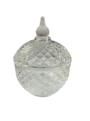 BOMBONIERE DE VIDRO PARA DECORACAO 12X10CM UN. TOP IMPORTADORA