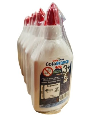 COLA BRANCA 90G PCT C/6PCS UN.