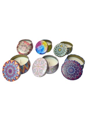 VELA PERFUMADA NA LATA 5X7,5CM UN.