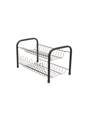 Escorredor de Louças 2 Andares Preto Azzo