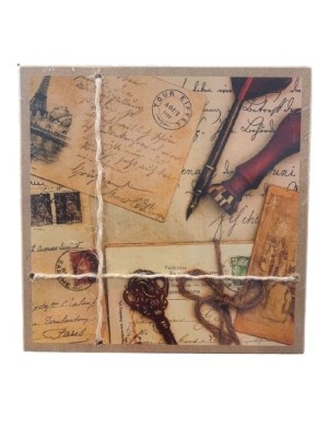 CAIXA VINTAGE MDF UN. CONECTA BRASIL