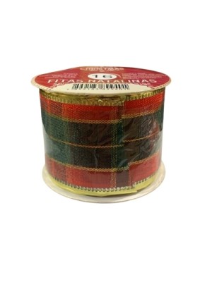 FITA DECORATIVA 2,7MX5CM DE NATAL UN. MULTIART