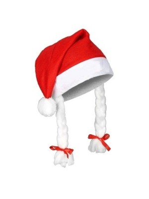 GORRO DE NATAL COM TRANÇAS UN. MULTIART