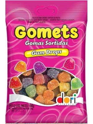 GOMETS GOMA SINO FRUTAS 700G UN.