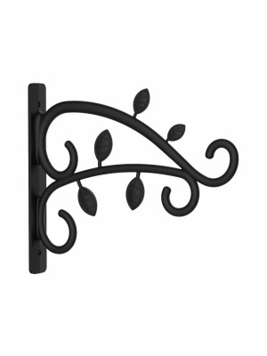 SUPORTE PAREDE P/ VASO PRETO UN.