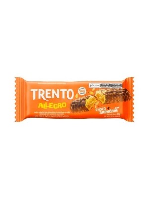 WAFER TRENTO ALLEGRO CHOCOLATE AO LEITE C/ AMENDOIM 26G UN. PECCIN