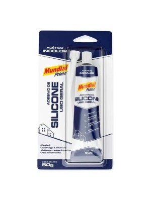 ADESIVO DE SILICONE ACETICO INCOLOR 50G UN. AEROFLEX