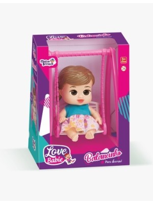 BONECA LOVE BABIE BALANCINHO 22CM UN. MISTER BRINQUE