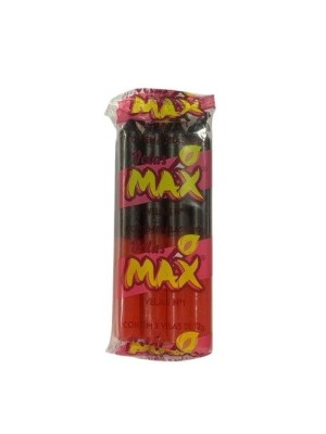 VELA N 1 PRETA-VERMELHA 8PCS 12G UN. VELAS MAX