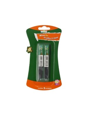 MINA DE GRAFITE HB 0.9MM BLISTER/2 TUBOS UND.