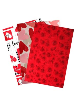 EMBALAGEM DE PRESENTE 45CM X 60CM C/50 UN. NOVO TEMPO