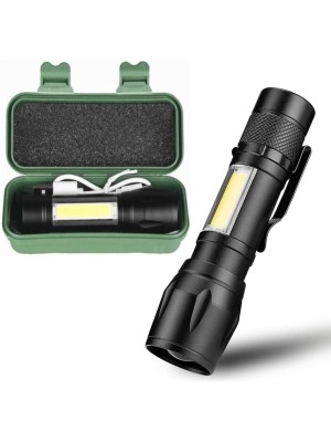 LANTERNA REGARREGAVEL USB RESISTENTE A AGUA MFP.X