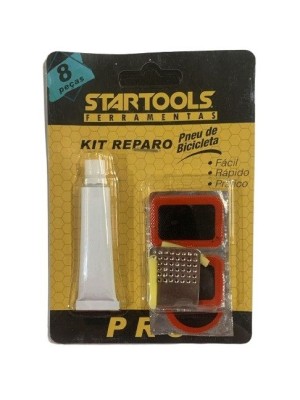 REPARO PNEUS BIKE KIT C/8 PCS UN.