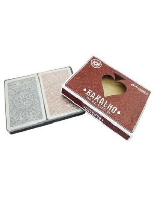 BARALHO DE PLASTICO 1 PAR 5,4X5,7CMX87MM UN. ALIANCA COMERCIO VAREJISTA