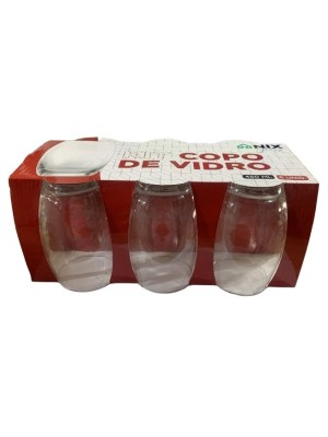 COPO TRANSPARENTE KIT C/6PCS 450ML