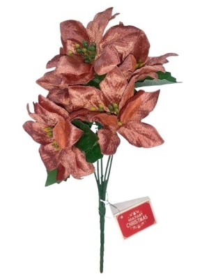 FLOR PERMANENTE ROSE NATALINA X5 UN. MULTIART