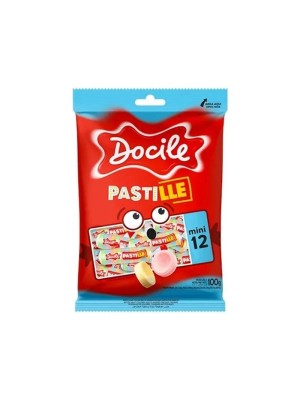 PASTILHA PASTILLE MINI 100G PACOTE C/12PCS UN.