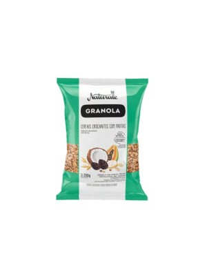 GRANOLA CEREAIS CROCANTES C/ FRUTAS 250G UN. NATURALE