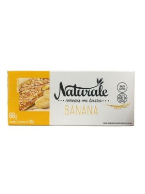 CEREAIS BAR. 66G C/3 BANANA UN. NATURALE