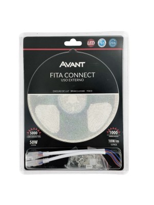 FITA LED EXTERNA CONNECT IP65 5WM 5M 6500K LUZ BRANCA 220V UN. AVANT