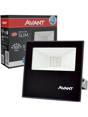 REFLETOR LED SLIM 10 750 LUMENS 6500K LUZ BRANCA UN. AVANT