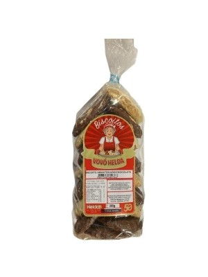 BISCOITO AMANTEIGADO C/ CHOCOLATE MISTO 300G UN. HELDA