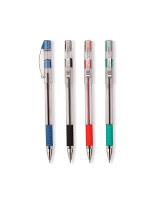 CANETA ESF. MEGA 0.7 DISPLAY C/50PCS UN. AZUL PRETA VERMELHA VERDE