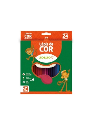 LAPIS DE COR FLEX C/24 CORES UN.