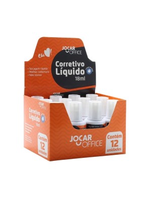 CORRETIVO LIQUIDO DISPLAY C/12PCS 18ML UN.