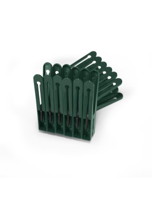 Kit 12 Prendedores de Roupas Big Prendex Plástico para Varal